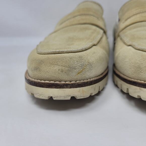 Paire & Fils Loafers Mens EU39 US6 Champagne Beige Suede L'Embellie Casual Work - Picture 14 of 14